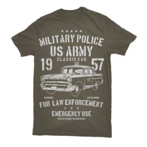 Army Classic Car Tshirt
