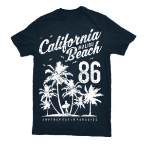 California Malibu Beach Tshirt