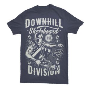 Downhill Skateboard Division Tshirt