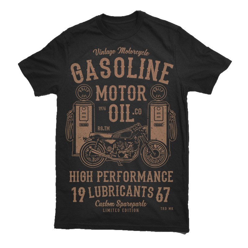 Gasoline Motor Oil Tshirt
